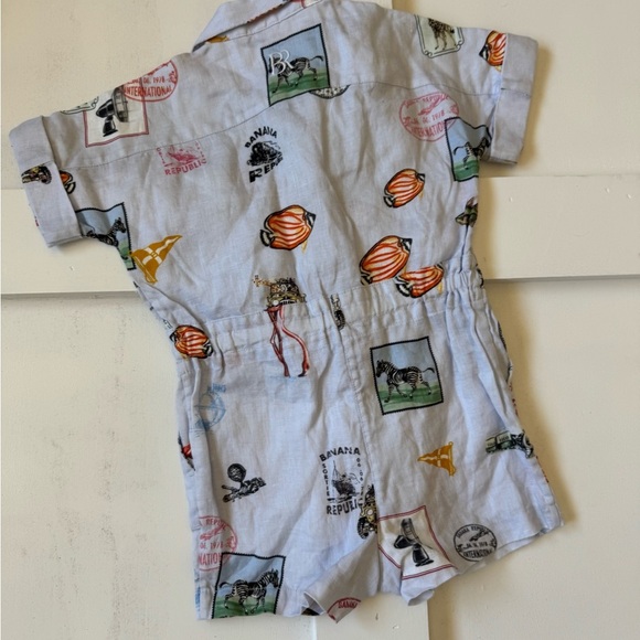 Banana Republic Kids Vintage Print Toddler Romper - Picture 3 of 3